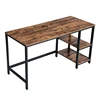 VASAGLE Home Furniture Space Saving Industrial Wood top Metal Legs Floor Sitting Modern Computer Desk