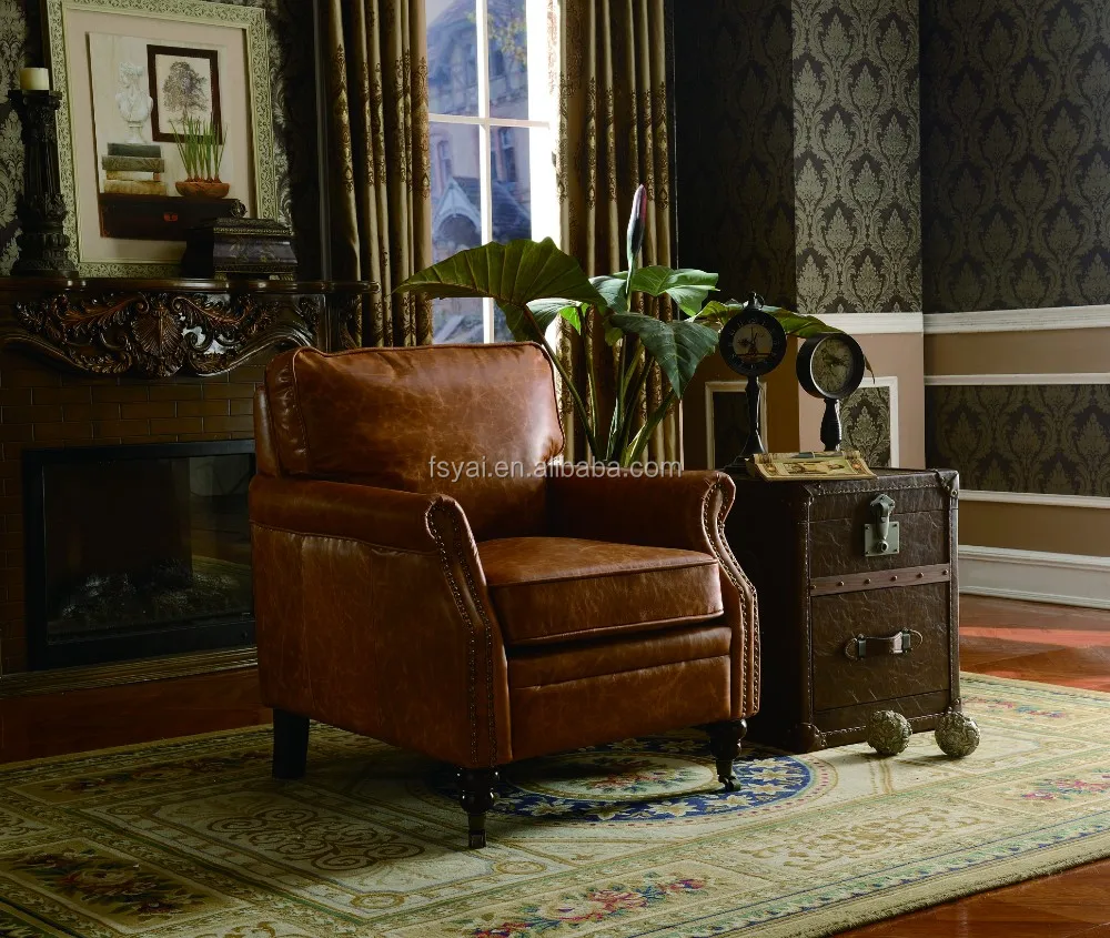 High Back English Style Leather Dining Sofa Chairs Buy Leather Dining