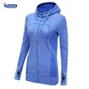 custom made yoga wear fitness running women jackets manufacturer work out gym sport yoga hoodie jacket full zip