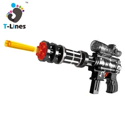 Plastic toy metal gun model with light.jpg