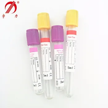 Lavender Top Tube Phlebotomy Edta Blood Test Tube - Buy Lavender Top ...