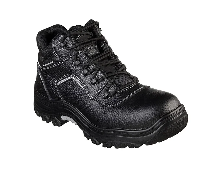Oil Resistant Construction Ankle Height Composite Toe Police Boots