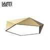 Hot Sale living room apartment building square acrylic Romantic Iron Craft Modern Ceiling Light Fixture