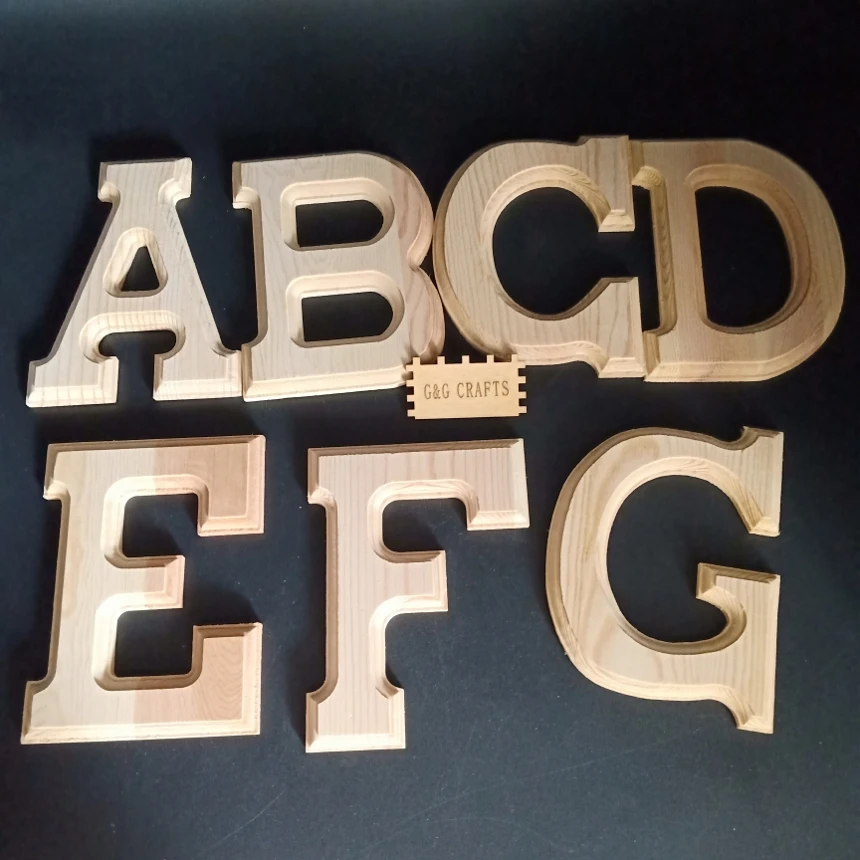 Wholesale 3d Wooden Carved Decorative Alphabet Letters - Buy Decorative ...