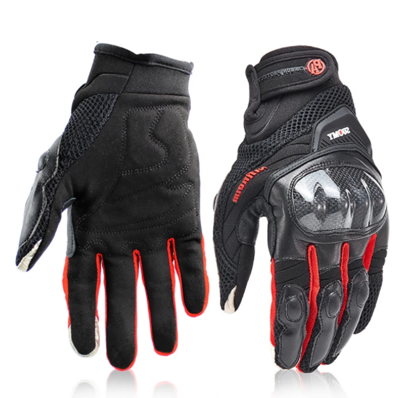 

Best Sell Sport Moto Cycle Glove Full Finger Motorbike Gloves, Red green black and customized