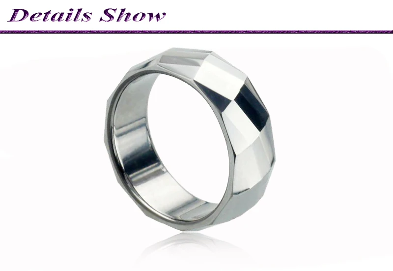 Silver Plated Stainless Steel Rings With Black Stones