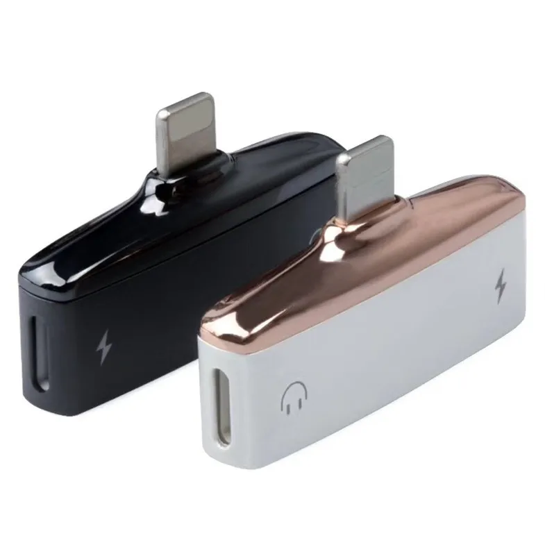 2 In 1 Dual 8pin Headphone Jack Adapter With Mic Seekermaker Aux