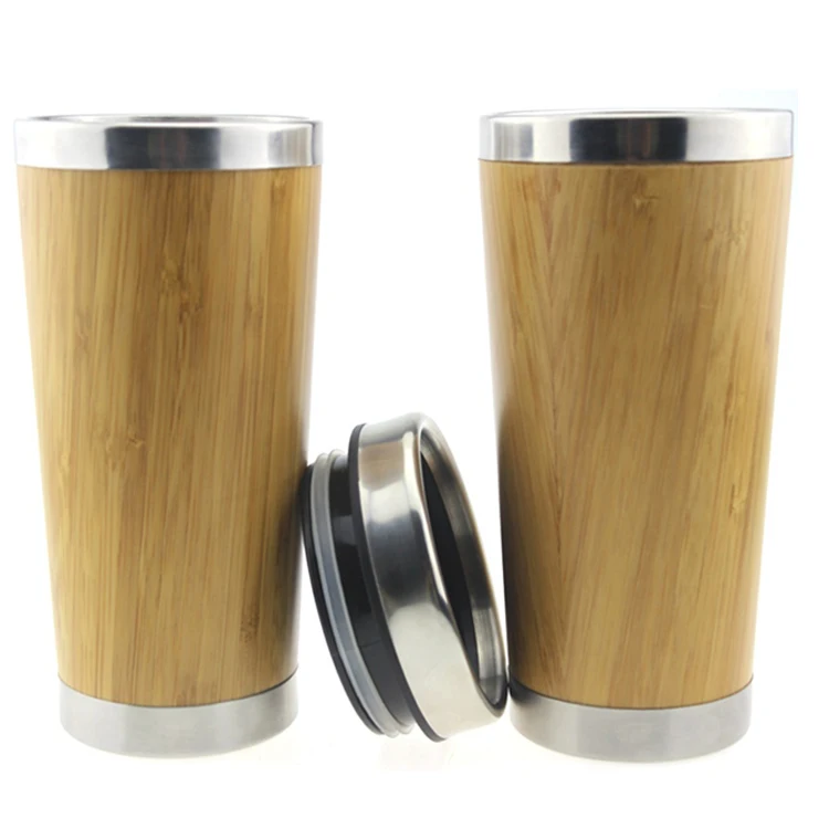 Fashion And Eco-friendly Bamboo Travel Mug With Stainless Steel