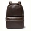 Vintage roomy full grain / genuine leather travel or work and school backpack fit your 15 inch laptop
