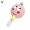 Happy Face Pink Led Key Holder Emoji Keyring Cartoon Key Cover