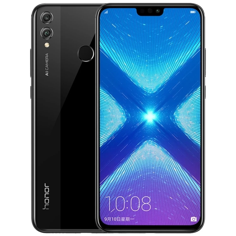 

Huawei Honor 8X Mobile Phones 64GB 128GB Dual AI Back Cameras 6.5 inch Android Smartphone 5G 4G 3G 2G Cell Phone, Black gold