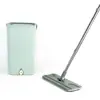 Magic self washing and cleaning flat mop bucket