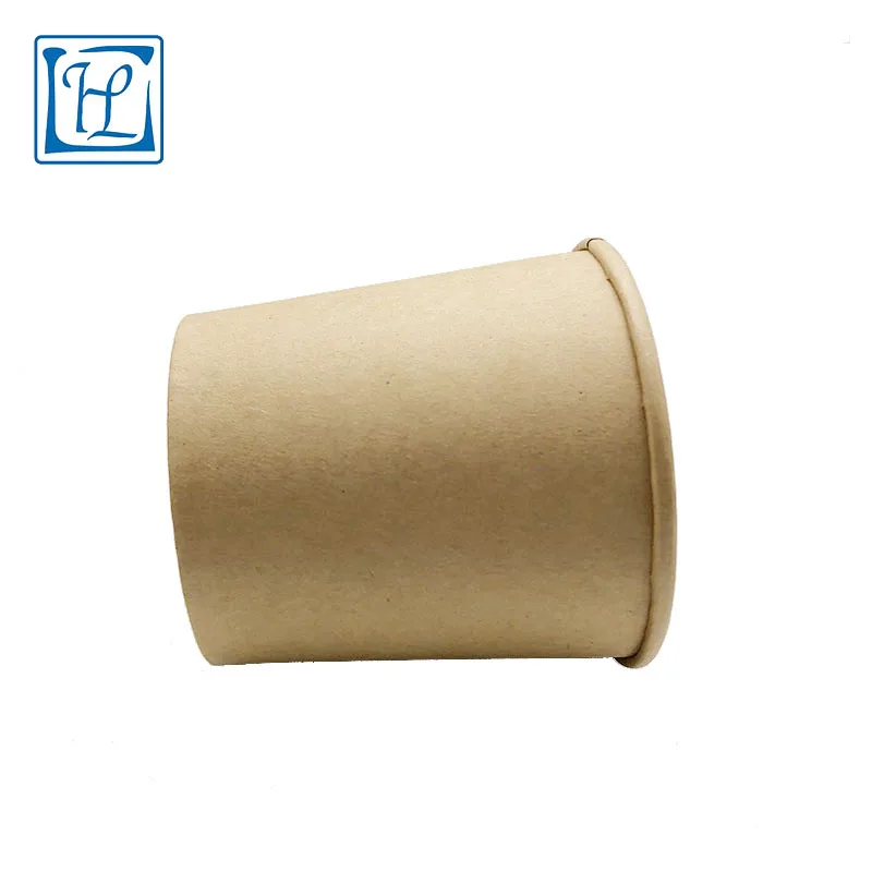 
26 oz hot porridge container bio brown take out paper bucket 