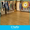 Durable vinyl homogeneous flooring for clothing store