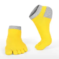 

Mens Breathable Yoga Cotton Toe Grip Socks Gym Fitness Pilates Anti-slip Socks