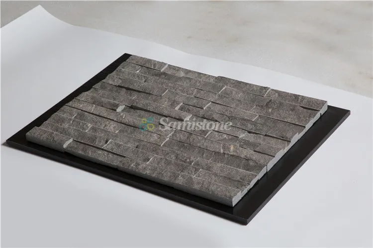 Samistone Stone Wall Cladding Blue Limestone Decorative Outdoor Stone Wall Tiles