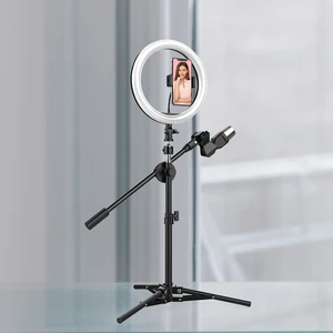 Dimmable LED Ring Light Phone Clip Photography