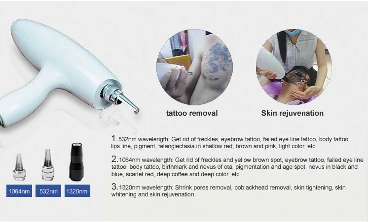 Latest q-switch nd yag laser tattoo removal for sale