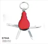 Popular house shape or special shape metal rotary keychain with custom logo design