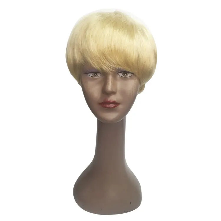 

Wholesale price virgin brazilian human hair wig #613 blond color Bob Style Human Hair Lace Wigs, #1b or as your choice