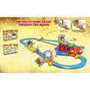 Hot selling pirate adventure game through the island train tail block