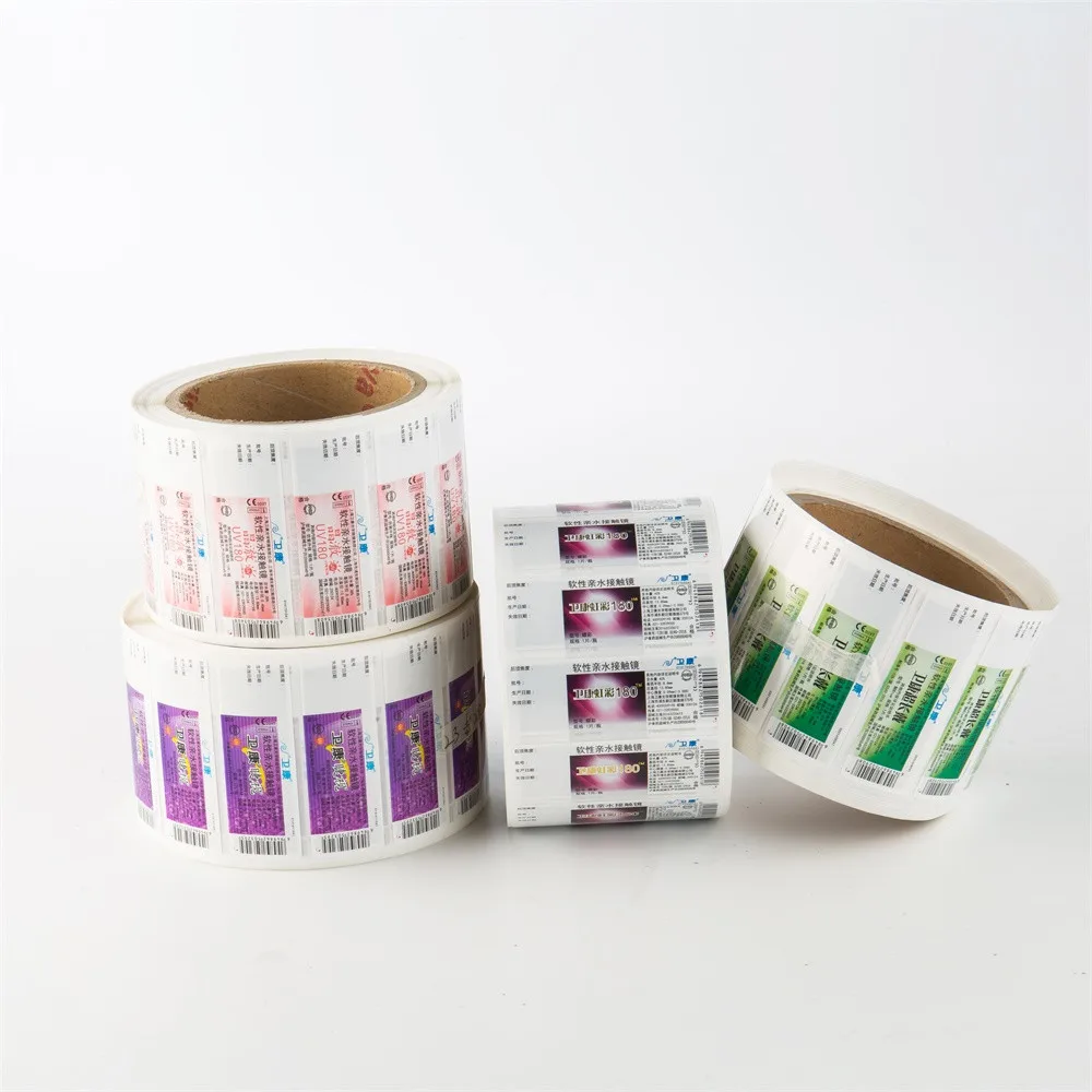 Double Layer Printed Sticker Labels,Custom Adhesive Rolled Labels Buy