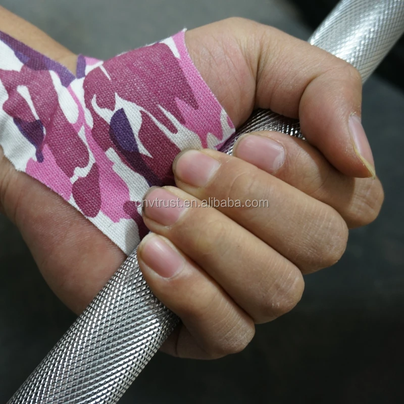 Self Stick Singleuse Skin Tight Tape Hand Grips Chalk And Sweat Friendly In Weight Lifting