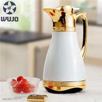 European Luxury Big Tea Thermos Dallah Dubai Arabic Coffee Pot Dallah ...