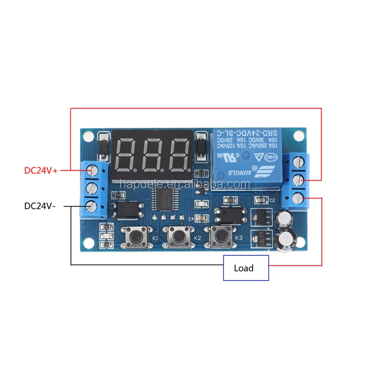 12V Digital Display LED Delay Timer Control Switch Relay Module Automation Case 