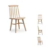 Scandinavian high quality ash solid wood dining chair (FOH-17R9)