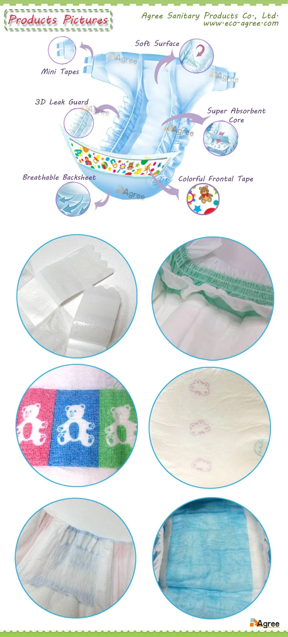 Wholesale Sleepy Disposable Baby Diaper Nappy Manufacturers In Turkey