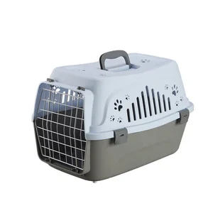 Image of Environmentally friendly breathable non-slip wear cats and dogs universal travel plastic pet check air box transport cage