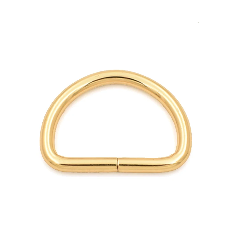 

38mm Custom size metal iron D ring buckle for handbag