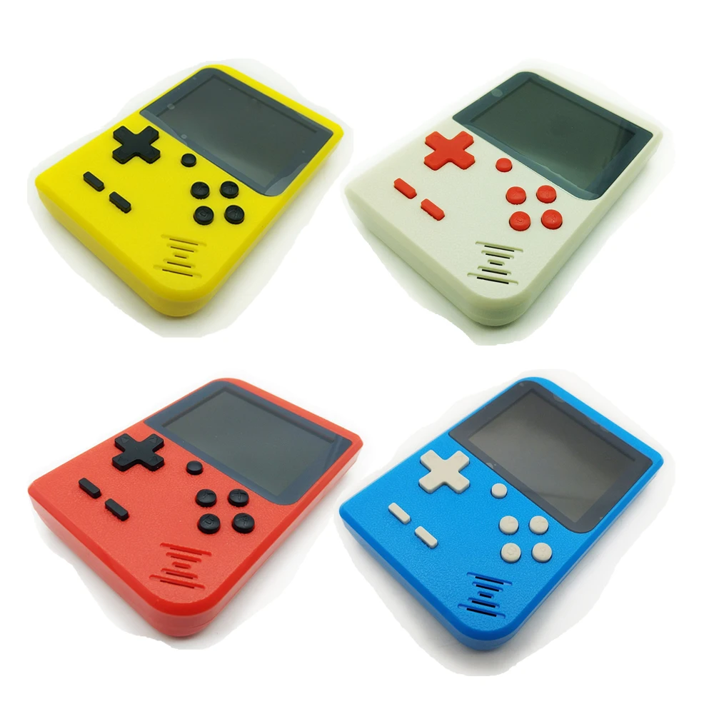 

Portable Mini Handheld Retro Game Console Built-in 400/16/129 Games Player TV connection, Black, gray, red, blue, yellow