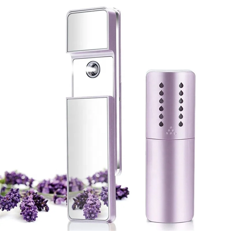 

Beauty equipment portable facial spray electric Professional facial steamer, Gold/purple