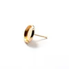 10mm rose gold plain platinum color earring finding earring posts
