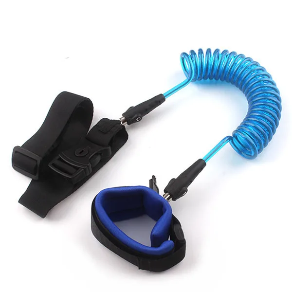 

1.5 M Anti Lost Wrist Link - Wrist Leash for Kids & Toddlers - Child Safety Wristband, Blue /orange