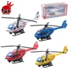 Helicopter Military Alloy Plastic Aircraft Scale Model Gravity Helicopter Party Game Children Outdoor Fun Toys