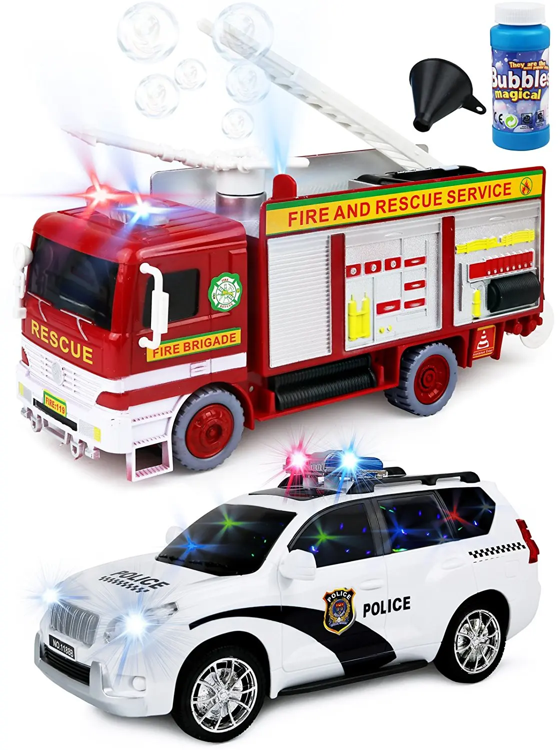 battery powered fire engine