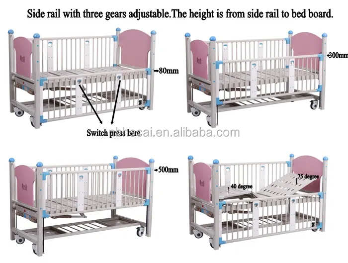 baby cot adjustable side