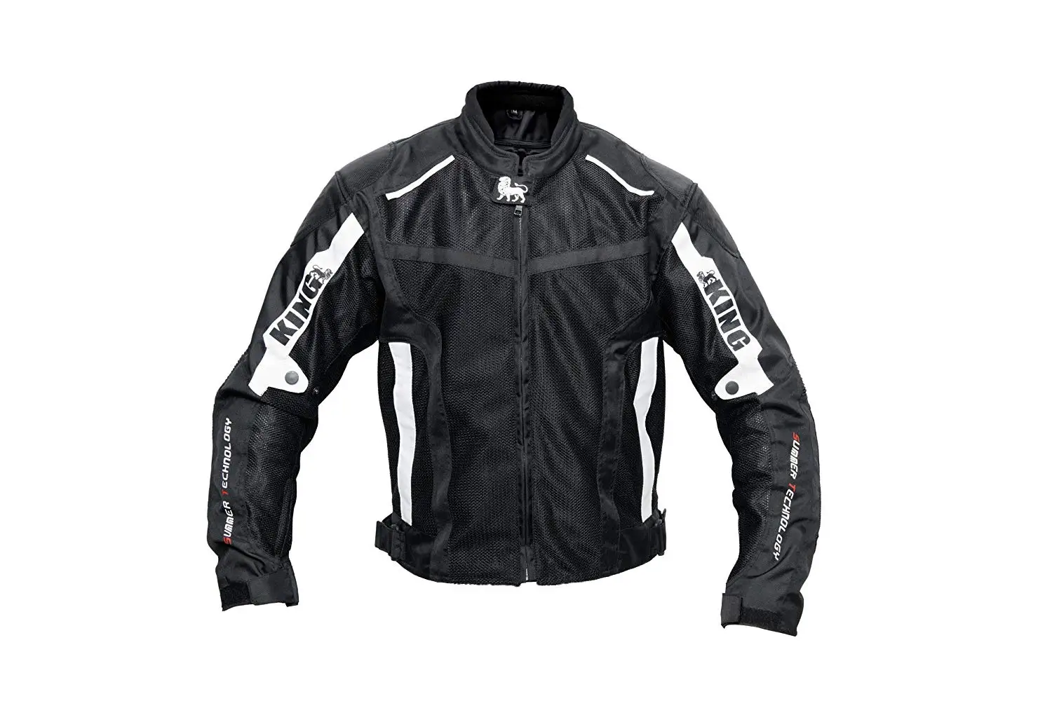 Chicane Summer Mesh Armoured Waterproof Motorcycle Jacket 4XL 48 Orange