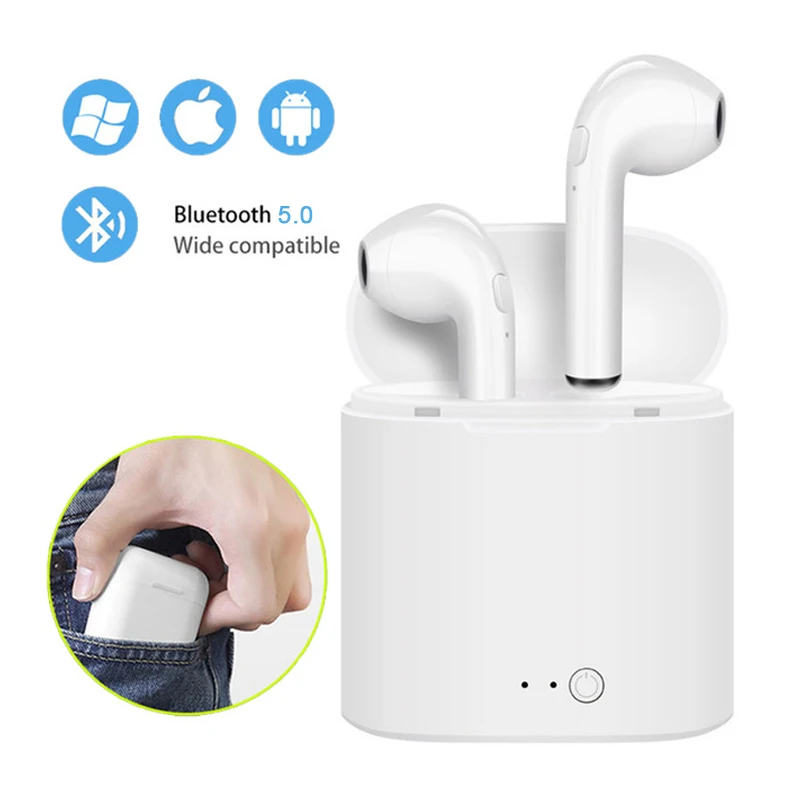 

Blue tooth Headphones, 2019 Best Wireless Earbuds /Mic HD Stereo Sweatproof in-Ear Earbuds Sports Headphones