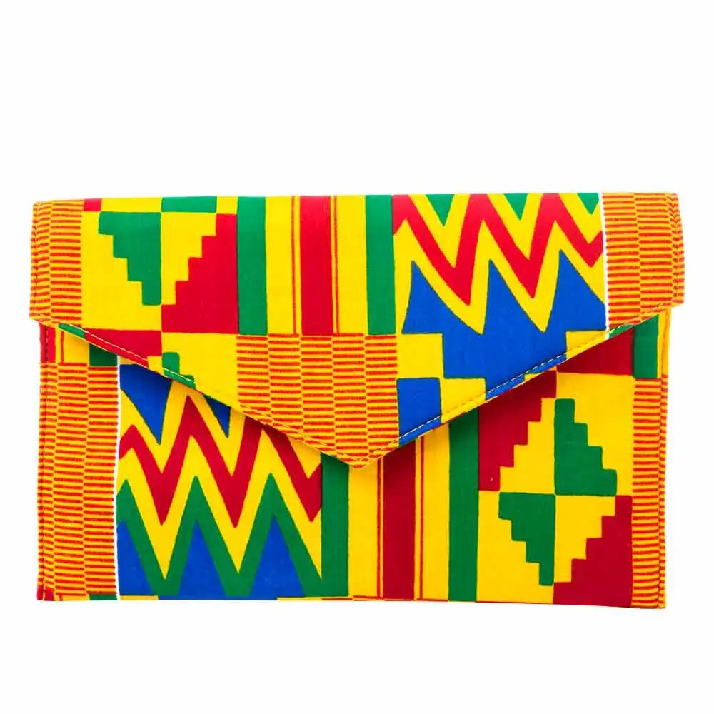 

Shenbolen African Wax Fabric Clutchbag Stylish Gold Chain Fahion Women Ankara Kente Women Clutchbag Wholesale 2019, Multiple colors