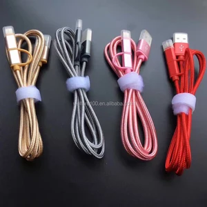 2 1 Micro USB & 8 Pin Sync Charger Cable