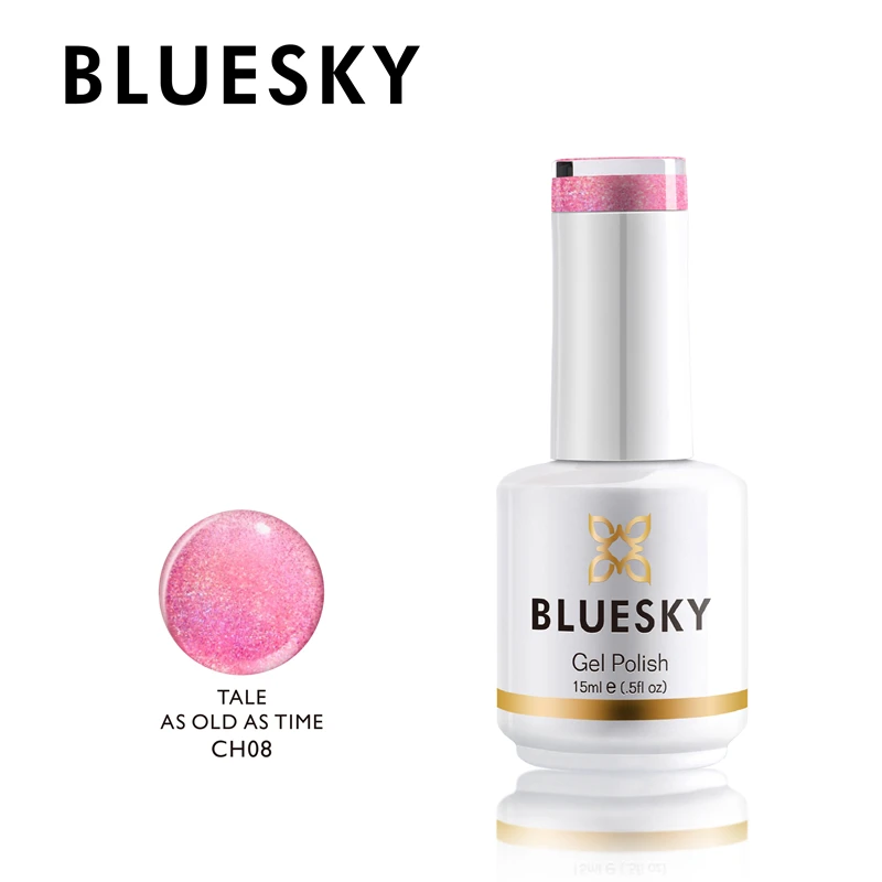 

Bluesky mermaid rainbow nail gel polish high quality uv gel polish for nail art salon wholesale nail supplier, 16 colors