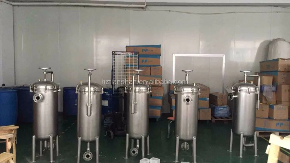 
Food grade stainless steel bag filter housing for honey filtration 