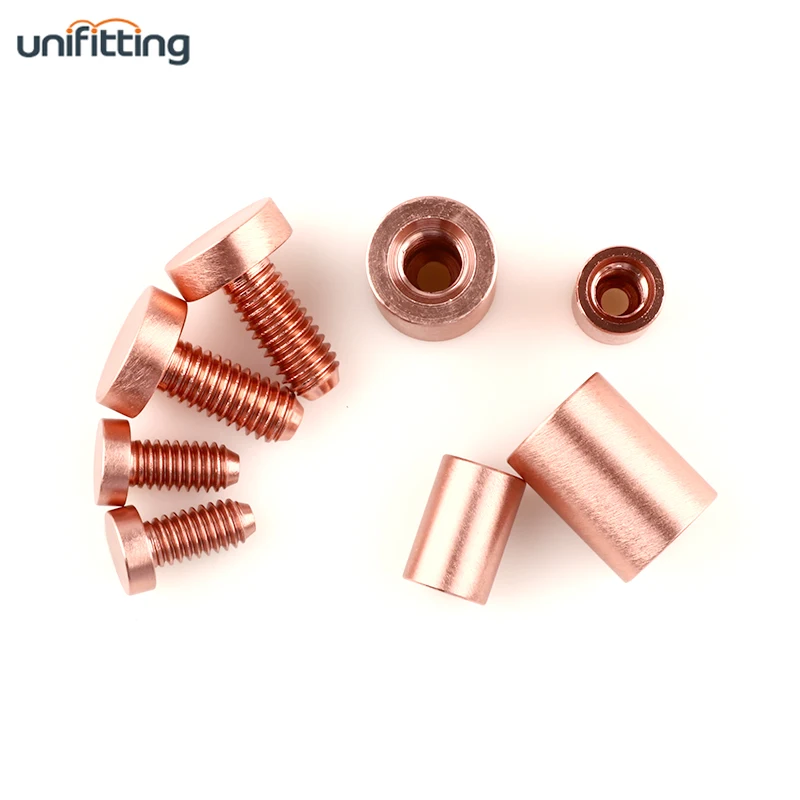 Mirror Glass Screw Finish New Color Sign Standoffs Rose Gold 19mm X