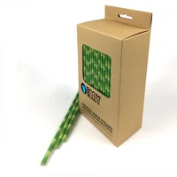 

Amazon Top Seller 2019 Biodegradable Paper Bamboo Straws Single Use