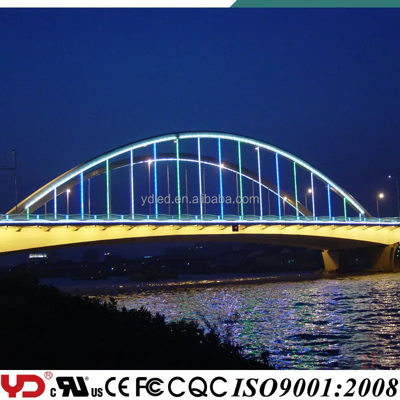 
YD CE FCC Public Led RGB Pixel Lighting Projects for Bridge 