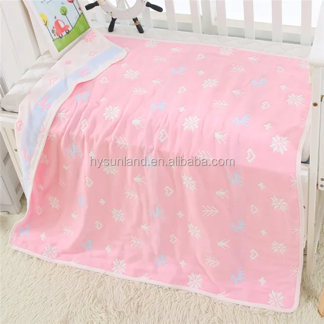 Hot Sale 2019 100 Organic Cotton Hypoallergenic Summer Quilt Baby Kids